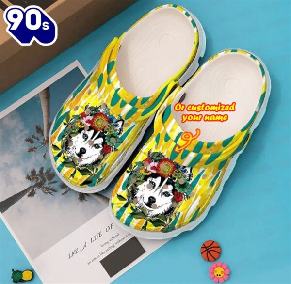 Dog Husky Mom Shoes For Men And Women Personalized Clogs