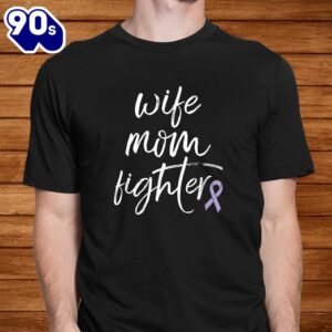 Eating Disorders Awareness Products Ribbon Fighter Mom Shirt 1