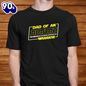 Fathers Day Autism Warrior Awareness Dad Shirt 1