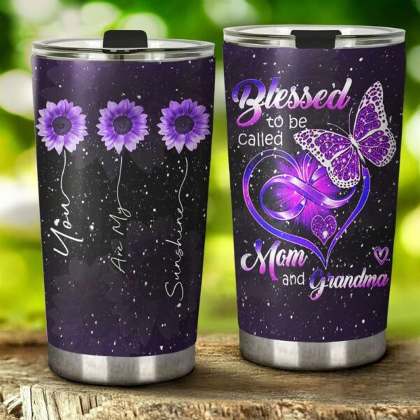 Blessed To Be Called Mom &Amp Grandma Stainless Steel Tumbler 20oz