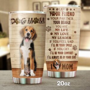 Dog Mom Beagle Stainless Steel…