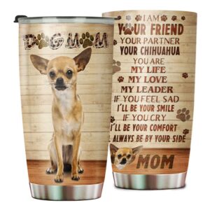 Dog Mom Chihuahua Stainless Steel…
