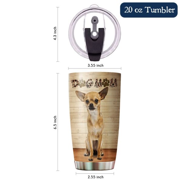 Dog Mom Chihuahua Stainless Steel Tumbler
