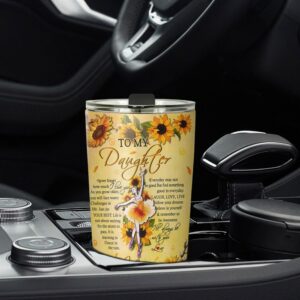 Flagwix To My Daughter Love Mom Ballet Stainless Steel Tumbler 20oz 5