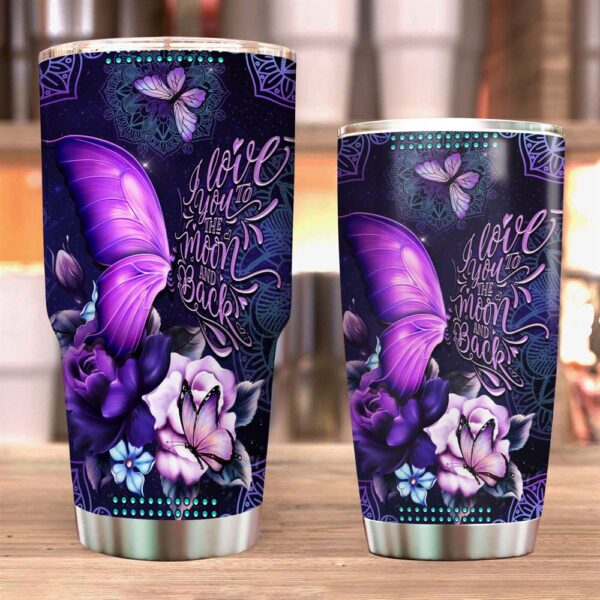 To My Mom. I Love You And Appreciate You Stainless Steel Tumbler