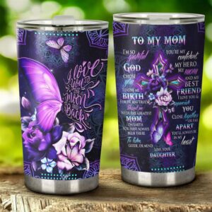 Flagwix To My Mom I Love You And Appreciate You Stainless Steel Tumbler 2