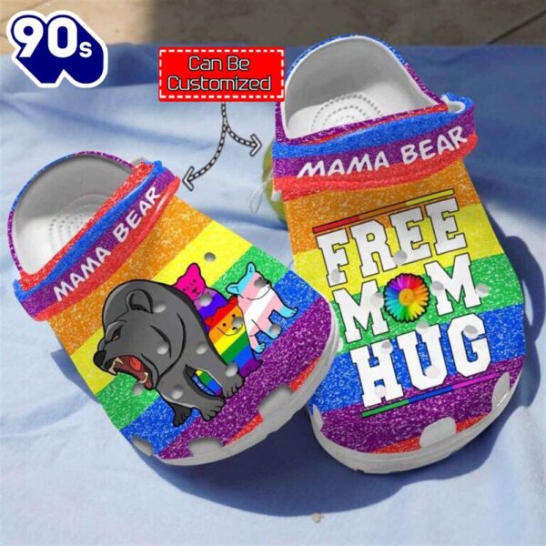 Free Mom Hug Shoes Lgbt Personalized Clogs
