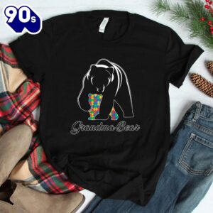 Grandma Bear Autism Shirts Family Grandma Autism Awareness Shirt 2