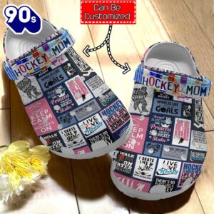 Hockey Mom Shoes Personalized Clogs