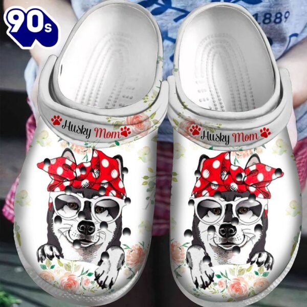 Husky Mom Classic Shoes Mothers Day Gift Personalized Clogs