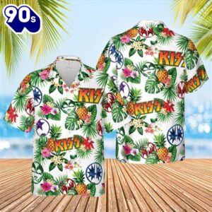 Kiss rock band Hawaiian Shirt…