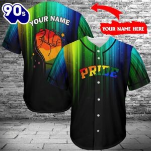 Lgbt Pride Personalized Name Baseball…