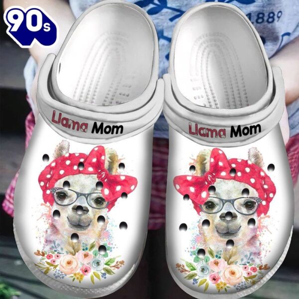 Llama Mom Classic Shoes Mothers Day Gift Personalized Clogs
