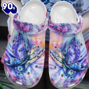 Luxury Butterfly Magical Flower Clog…