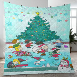 Merry Christmas Snoopy And Peanuts Snowboarding 2098 Christmas Gifts Lover Blanket ,Snoopy And Peanuts Blanket Mother Day Gift