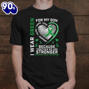 Mom Dad Father Mother Gifts Son Cerebral Palsy Awareness Shirt 1