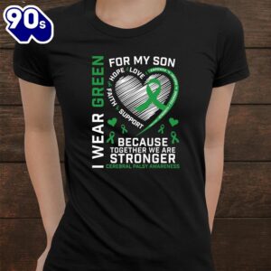 Mom Dad Father Mother Gifts Son Cerebral Palsy Awareness Shirt 2