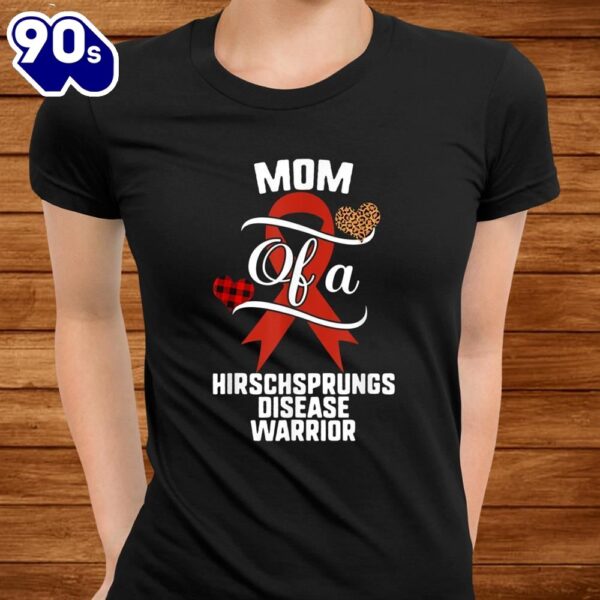 Mom Hirschsprungs Disease Awareness Leopard Buffalo Plaid Shirt