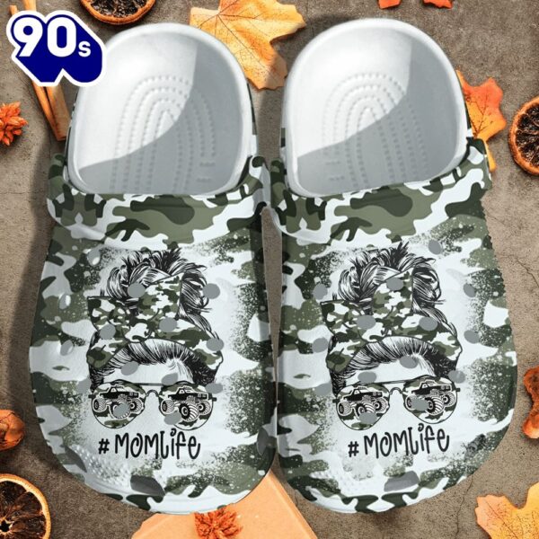 Mom Life Army Camo Jp Shoes Personalized Clogs