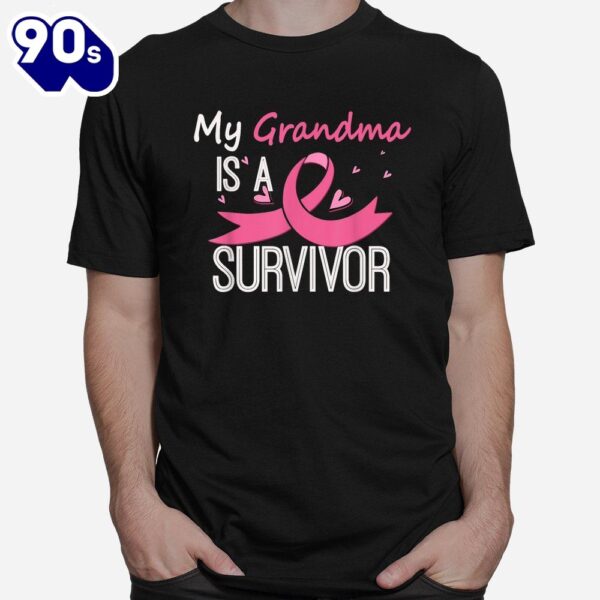 My Grandma Is A Survivor Breast Cancer Awareness Shirt