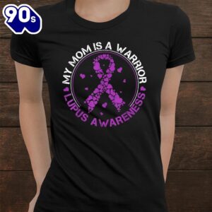 My Mom Is A Warrior Lupus Awareness Costume Ribbon Shirt 2