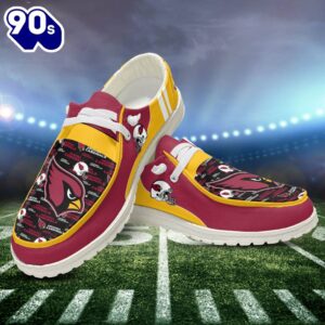 NFL Arizona Cardinals  Canvas Loafer Shoes