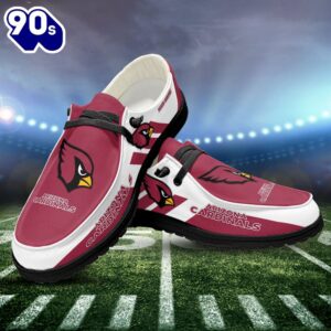 NFL Arizona Cardinals Canvas Loafer Shoes Custom Your Name