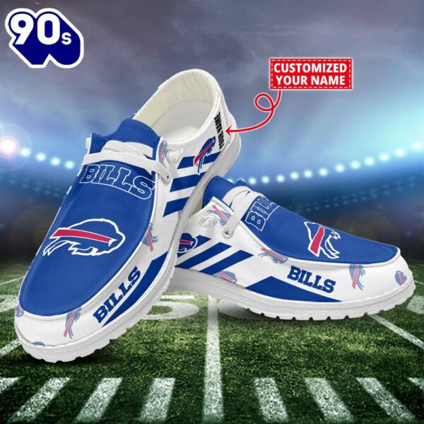 NFL Buffalo Bills Canvas Loafer Shoes Custom Name New Arrivals