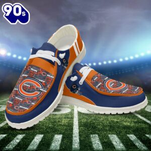 NFL Chicago Bears  Canvas Loafer Shoes