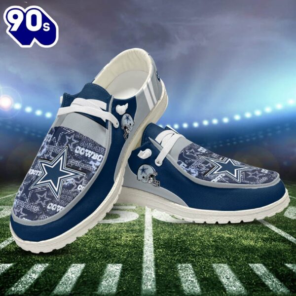 NFL Dallas Cowboys  Canvas Loafer Shoes