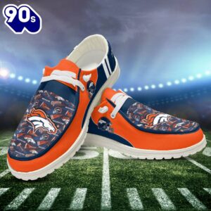 NFL Denver Broncos Canvas Loafer…