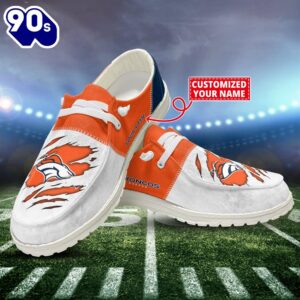 NFL Denver Broncos Canvas Loafer…