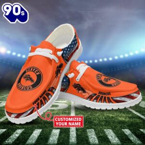 NFL Denver Broncos Canvas Loafer…