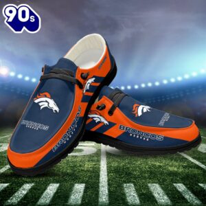 NFL Denver Broncos Canvas Loafer…