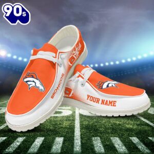 NFL Denver Broncos Canvas Loafer…