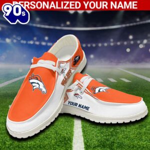 NFL Denver Broncos Canvas Loafer…