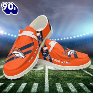 NFL Denver Broncos Canvas Loafer…