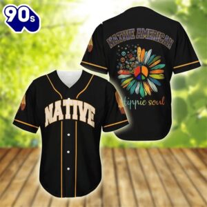 Native Hippie 1245 Gift For Lover Baseball Jersey