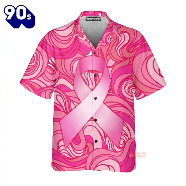 October Breast Cancer Awareness Pink Aloha Hawaiian Shirts – For Men and Women- Kids