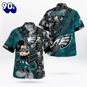 Philadelphia Eagles Mickey Mouse Floral…