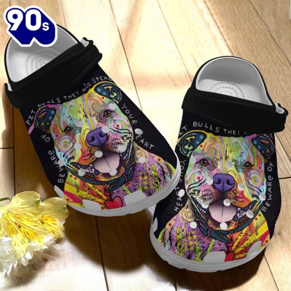 Pitbull Personalized Clog Custom Name