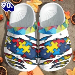 Puzzle Autism Awareness Shoes Personalized…
