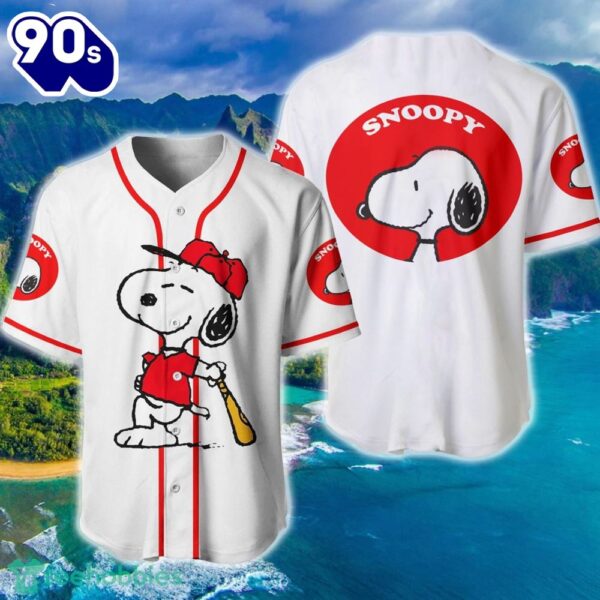 Snoopy Cartoon Vintage Baseball Jersey