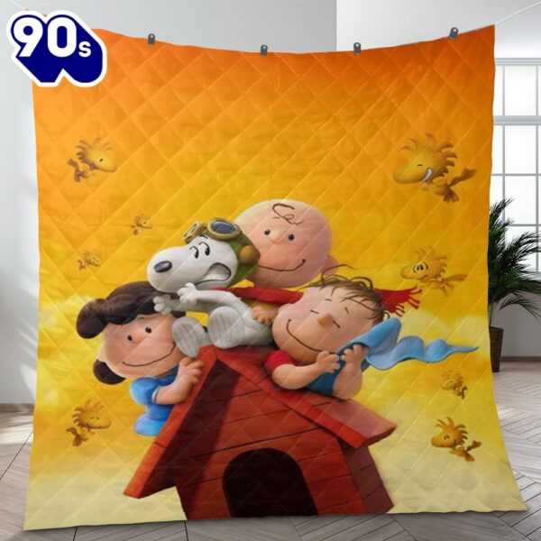 Snoopy Peanuts & Friends 4 Fan Gift, Snoopy Peanuts & Friends Blanket Mother Day Gift