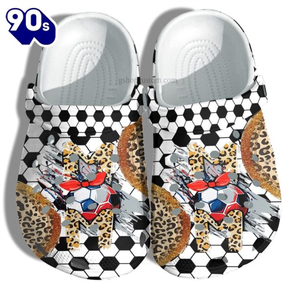Soccor Mom Twinkle Shoes Leopar Style – Football Mom Leopard Shoes Gift Women Grandma- Cr-Ne0