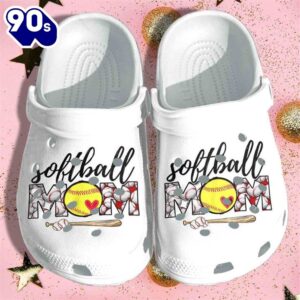 Softball Mom Shoes Personalized Clogs