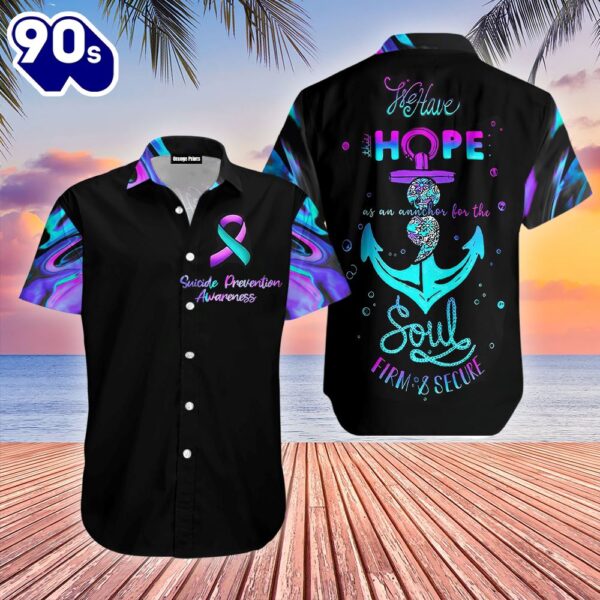 Suicide Prevention Awareness Hawaiian Shirt  For Men &amp Women  Adult