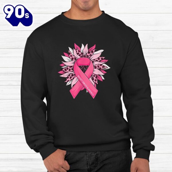 Sunflower Breast Cancer Awareness Shirt