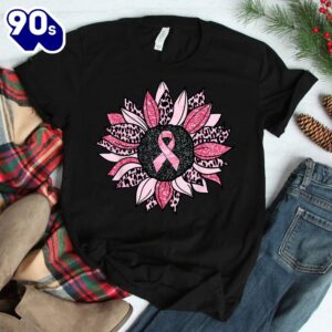 Sunflower Pink Breast Cancer Awareness Shirt 2