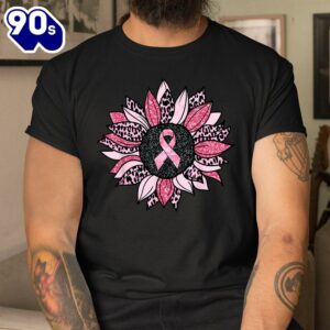 Sunflower Pink Breast Cancer Awareness Shirt 3